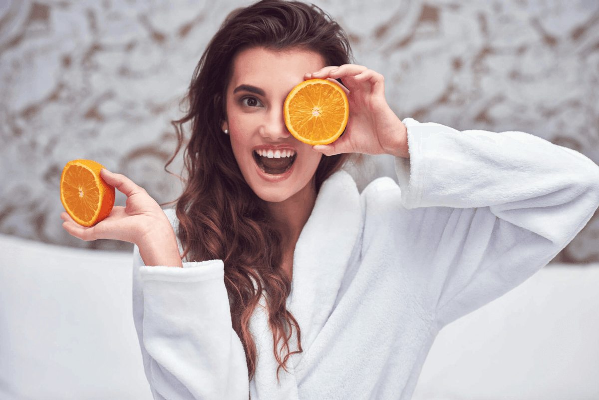 Imagem ilustrativa: Qual o efeito da vitamina C para a pele!